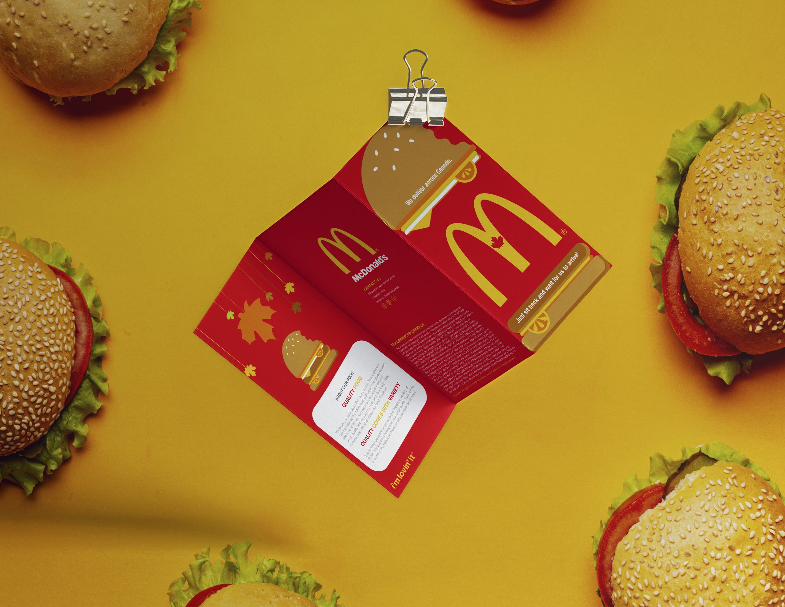 McDonald’s TRI-FOLD BROCHURE DESIGN